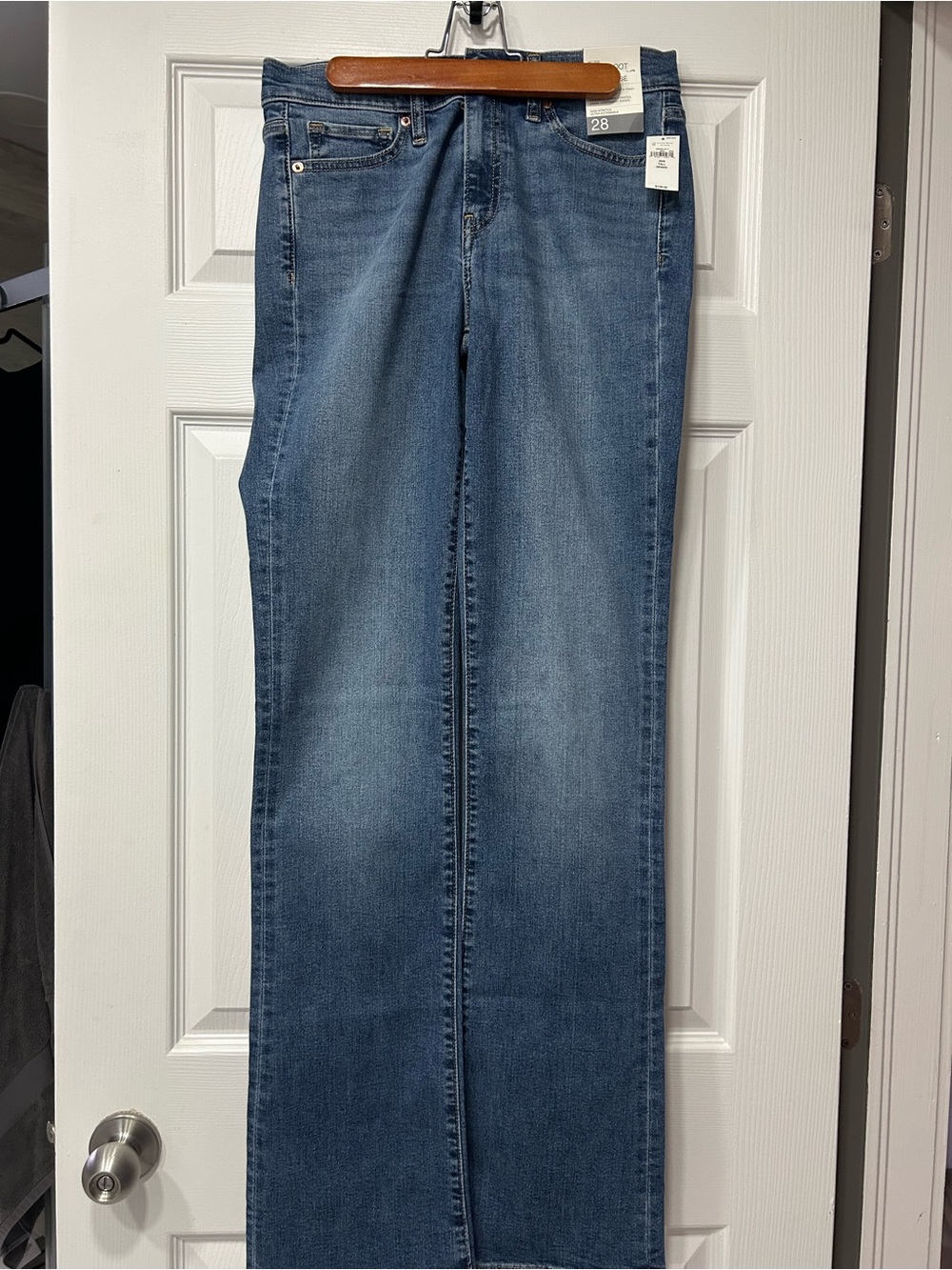 Gap Baby Boot Mid-Rise Jeans in Blue Denim